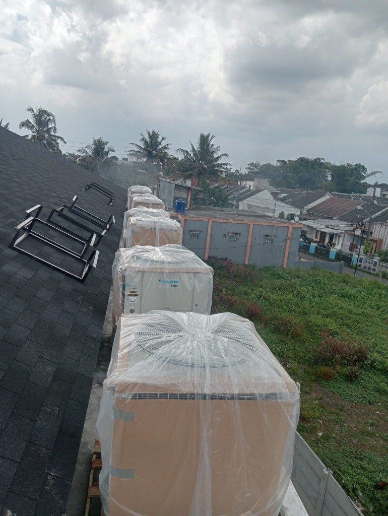 Instalasi AC Sentral Outdoor
